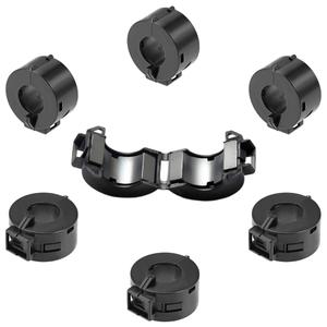 3 x IEUYO Clip-on Ferrite Ring Cores EMI RFI Signal Noise Filter Noise Suppressor for HDMI USB Power Cable (15mm)