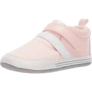 RO + ME Baby Boy's Bear High-Top Crib Sneaker Soft Sole Shoes for Infant and Toddler, (12-18 month)