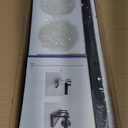 Espird Bathroom Vanity Light, 3 Light Matte Black Vanity Lights with Clear Glass Shade, 22in Modern Wall Sconces, Bathroom Lighting Fixtures Over Mirror for Living Room (3 light, Black)