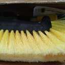 SISUPASSIE 12FT Car Wash Brush with Long Handle, Telescopic Car Wash Brush with Soap Dispenser, 12-Inch Soft Bristle Car Cleaning Brush for Cleaning Car, RV, Truck, Boat, Solar Panels, Yellow