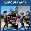 6.5FTAluminumTruck Claw,Truck Bed GrabberTool,Scalable Truck Cargo Grabber