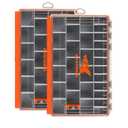 KastKing HyperSeal Waterproof Tackle Box, Waterproof 3600 and 3700 Tackle Trays, Fishing Tackle Box Organizer with Removable Dividers, Lure Box and Terminal Tackle Storage