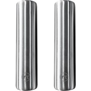 Outset Stainless Steel Cylinder Ice Packs, Set of 2 Metal Lunch Box Coolers, Set of 2 Cylindrical Travel Packs