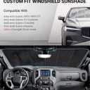 Pigenius Windshield Sunshade for Subaru WRX/WRX STI 2015-2021, XV Crosstrek 2013-2015, Crosstrek 2016-2017, Impreza 2012-2016. Without Eyesight Driver Assist- AstraGuard