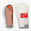 CleanSole Pro‑S Sole Protectors (4 Sheets) – U.S. Owned Brand – Peel & Stick Film for Sneakers, Dress Shoes & Heels – Outdoor Durable Scuff‑Free Shield