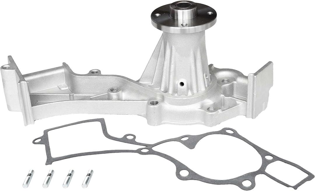 Professional Water Pump Kit Compatible With 1997-2000 INFINITI QX4 1999-2004 NISSAN FRONTIER 1996-2001 NISSAN PATHFINDER 2000-2004 NISSAN XTERRA V6-3.3L AW9338
