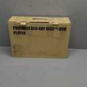 GOnavidio 17.6" Portable Blu Ray DVD Player with 15.4" Large Screen, HDMI in/Out, Sync Screen, 4000mAh Rechargeable Battery, 1080P MP4 MKV Video, Surround Audio, USB/TF Card(Include HDMI Cable)