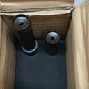 Decorative Window Curtain Rod 1-Inch Diameter with Modern Design Floral Carved Ball Finials, Drapery Curtain Pole Extends from 72 to 144 Inches,Floral Antique Bronze