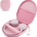 Case Compatible with Tune 520BT 510BT 720BT 770NC 670NC, Sony WH-CH720N WH-CH520 Noise Canceling Wireless Headphones, Portable Travel Headphone Case (Pink)