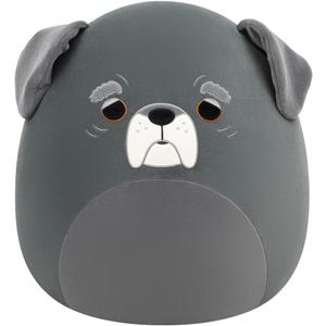 Squishmallows Original 20in Herschel The Black and Grey Senior Dog  Official Jazwares Plush (Jumbo)