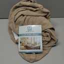 H.VERSAILTEX Super Stretch Individual Seat Cushion/Couch Slipcover Sets Thick Jacquard Textured Twill Fabric (3 Piece Sofa Covers, Sand)