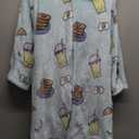 Softan Kids Snuggies Wearable Fleece Blanket with Sleeves & Foot Pocket for Kids Girls Boys, Lightweight Soft Blanket,Snacks, S