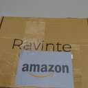 Ravinte 50 Pack Black Cabinet Handles 3 Inch Square Cabinet Pulls Matte Black Square Hardware for Kitchen Cabinets - 5 Inch Total Length