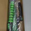 SEAAES 35 Inch Ice Scraper and Snow Brush for Car Windshield, Extendable Snow Scraper Brush with Foam Grip for Truck SUV Vehicle Window - Green