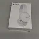 Sony ZX Series Wired On-Ear Headphones, White MDR-ZX110