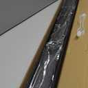 DLONE Linear Shower Drain | 36" AISI 304 Stainless Steel Linear Drain, Matte Black Shower Drain with Tile Insert Panel & Adjustable Feet, Long Rectangle Shower Floor Drain in Bathroom, Balcony, etc