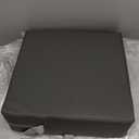 Toddler Booster Seat Dining Table Kitchen Chair, Waterproof Anti-Scratch PU Cushion, Non-Slip Bottom, Adjustable Buckle Straps, Easy Clean Portable Seat Cushion (Dark Grey), D x 13 .4"W x 3.94 "H inches