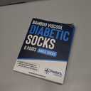 Doctor's Select Viscose Bamboo Ankle Diabetic Socks for Women and Men - 6 Pairs | Super Soft, Non Binding, Loose Wide Top