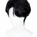 Anime Cosplay Wig Black Men's Short Hair Halloween Party Costume Wigs