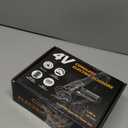 2026 Upgraded Cordless Electric Scissors - Larger 1.84" Tungsten Blade, Wider Opening, 320 RPM, 1/3" Max Thickness, 3-Speed & LED Display, Cardboard Cutter Designed for Cardboard box, Black