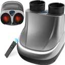 Shiatsu Foot and Calf Massager with Heat : 2 in 1 Foot Massager Machine with Kneading & Compression for Plantar Fasciitis, Neuropathy, Circulation, Relaxation for Women Man, Up to Size 13