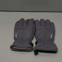 Rivmount Winter Waterproof Ski Snow Warm Gloves for Women Men, Windproof Cold Weather Thermal with Touchscreen Fingers, for Running Driving Cycling Hiking Biking Outdoor Sports Daily Work (Small, Gray)