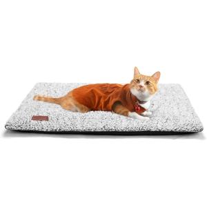 Self Warming Cat Bed Self Heating Cat Dog Mat 29.1 x 18.9 inch Extra Warm Thermal Pet Pad for Indoor Outdoor Pets with Removable Cover Non-Slip Bottom Washable (A-Light Gray)