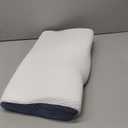 Derila Cervical Queen Size Pillow for Sleeping - Support Pillow for Side, Back, Stomach Sleepers - Contour Best Bed Pillows for Sleeping (1 Pillow | White)