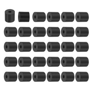 PATIKIL Multi Purpose Rubber Spacer, 30Pcs 5mm ID x 20mm OD x 15mm T Neoprene Round Anti-Vibration Isolation Pads Isolator Rubber Bushings Spacer Washer for HVAC Bolts Car Accessories