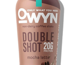 2 x OWYN Double Shot, Mocha Latte Protein Shake, 20g. Protein, 12fl oz. (EXP 05/25/26)