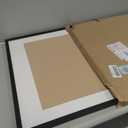 upsimples 22x30 Picture Frame, Display Pictures 18x24 with Mat or 22 x 30 Without, Wall Hanging Poster Frames, Black, 1 Pack