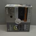 Intex Twin Size Air Mattress, 18in Height, Built-in Pump, Dura-Beam Deluxe Comfort-Plush - Portable Inflatable Blow-up Bed for Camping, Travel, Guests (Grey)