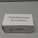 QUORGVES Corduroy Decorative Throw Pillow Covers 12x20 Inch Set of 2 Soft Boho Striped Pillow Covers Decor for Sofa Living Room Couch Bed Rust Terracotta