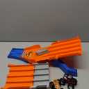 Hot Wheels Monster Truck! Survival Race! JFR07 Ride On Toy Playset with 2 Mini Cars for Ages 4+ Orange