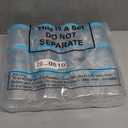 SATINIOR 12 Pack 16 oz Plastic Container Jars with Lids Round Clear Travel Cosmetic Container Slime Jars for Toiletries, Lotion, Cream, Ointments, Makeup, Rhinestone, Samples, Kitchen Storage(Blue)