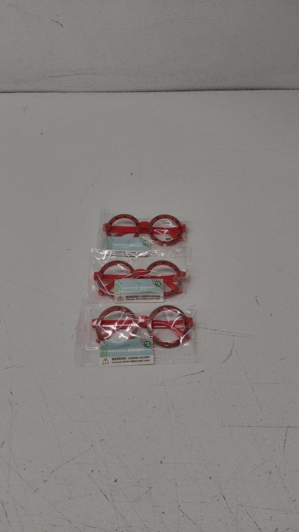 1 CT Novelty Glasses, 3 Pack