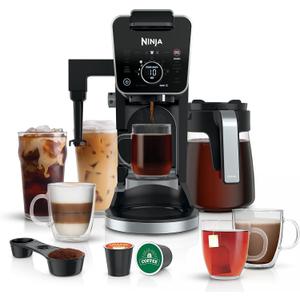 Ninja Drip Coffee Maker With K Cup Combo, DualBrew Pro Specialty Coffee System, Coffee Machine Compatible with K-Cup Pods, 12 Cup Single Serve Coffee Makers with Paper Filter, CFP301