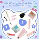 Glam Code Birthday Gift for Teen Girl, Makeup Kit for Teenager Girls, 24 Pcs Makeup Gift Set for Girls, Birthday Advent Calendar #Blue
