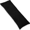 1 MIDDLE ONE Body Pillow, Memory Foam Body Pillows for Adults Sleeping, Long Pillow for Bed, Big Large Firm Full Body Pillow for Side Sleeper, 20x54 Inch, Black
