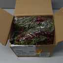 12 Pieces 8" Mini Christmas Wreaths - Small for Kitchen Cabinet/Window/Front Door, Artificial Red Berries & Pinecones, Christmas Candle Rings, Table/Farmhouse Decoration (No Ribbon)