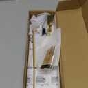 2Pack Universal Side Mount Toilet Handle Replacement Kit Compatible with Kohler K-GP30324-CP/Glacier Bay Toilet with Flapper Chains, Metal Toilet Flusher Lever, Shiny Gold