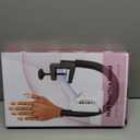 LIONVISON Practice Hand for Acrylic Nails, Flexible Nail Practice Hands Training Kits, Fake Manican Hands for Nails Practice, Movable Nail Maniquin Hand with 300PCS Nail Tips, File, Brush and Clipper