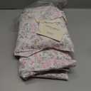 Laura Ashley - Twin XL Sheet Set, Crisp & Cool Cotton Percale Bedding for Year Round Comfort, Deep Pocket, Bed Sheets with Matching Pillowcase (Blossom Bliss Pink)