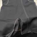 Hevto Men Wetsuit Tops and Vest 3/2mm Neoprene Jacket Surfing Swimming Front Zip Wet Suit for Water Sports, Tops Short 2mm-Black, 3XL