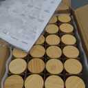 AISIPRIN Glass Spice Jars with 398 Labels, 24 pcs 4oz Spice Containers with Bamboo Lids, Square Spice Bottles With Shaker Lids,Spice Organization for Cabinet,Drawer,Rack,Seasoning Organizer