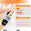 Cordless Elbow Heating Pad for Tennis Elbow Relief, 5000mAh Battery Arm Massager, 3-Level Vibration Massage, 104-140F Adjustable Temp, 30/45/60Mins Timer, Type-C Cable & Storage Bag