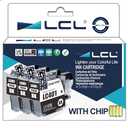 LCL Compatible Ink Cartridge Replacement for Brother LC-401 LC401 LC-401BK LC401BK MFC-J1010DW MFC-J1012DW MFC-J1170DW (3-Pack Black)