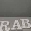 BAR - Illuminated Marquee Pub Bar Sign - Lighted Word Pre-Lit Battery Operated (23.03-in x 8.66-in) (White)