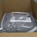 Grey Comforter Set, King, 7 Piece Bed in a Bag, Microfiber Handcrafted Pintucking, All Season Bedding Set with Comforter, Bedskirt, Pillow Shams and Decro Pillows