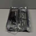 Magnetic Water Bottle Holder for Refrigerator, Cup Holder Organizer for Stanley and Tumbler for Kitchen, 4 Pack, Black